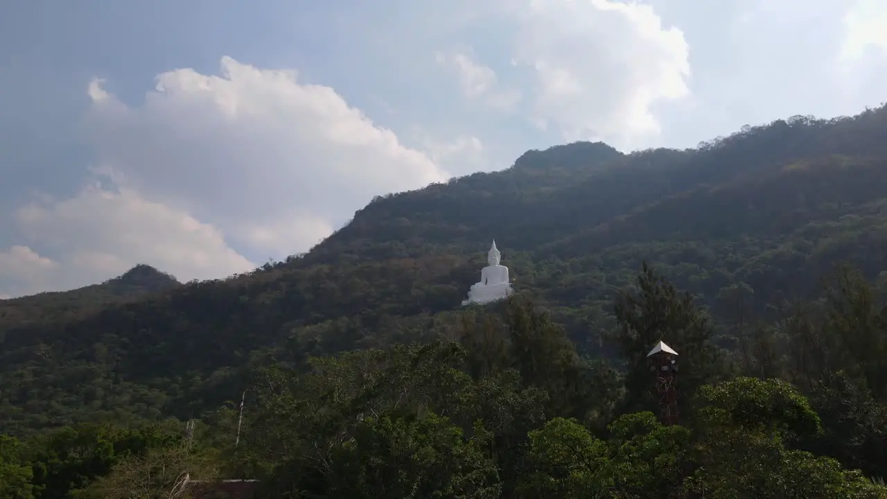 Luang Por Khao Wat Theppitak Punnaram Aerial 4K Footage