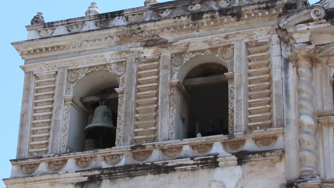 Bell tower of San Francisco Church in Antigua Guatemala