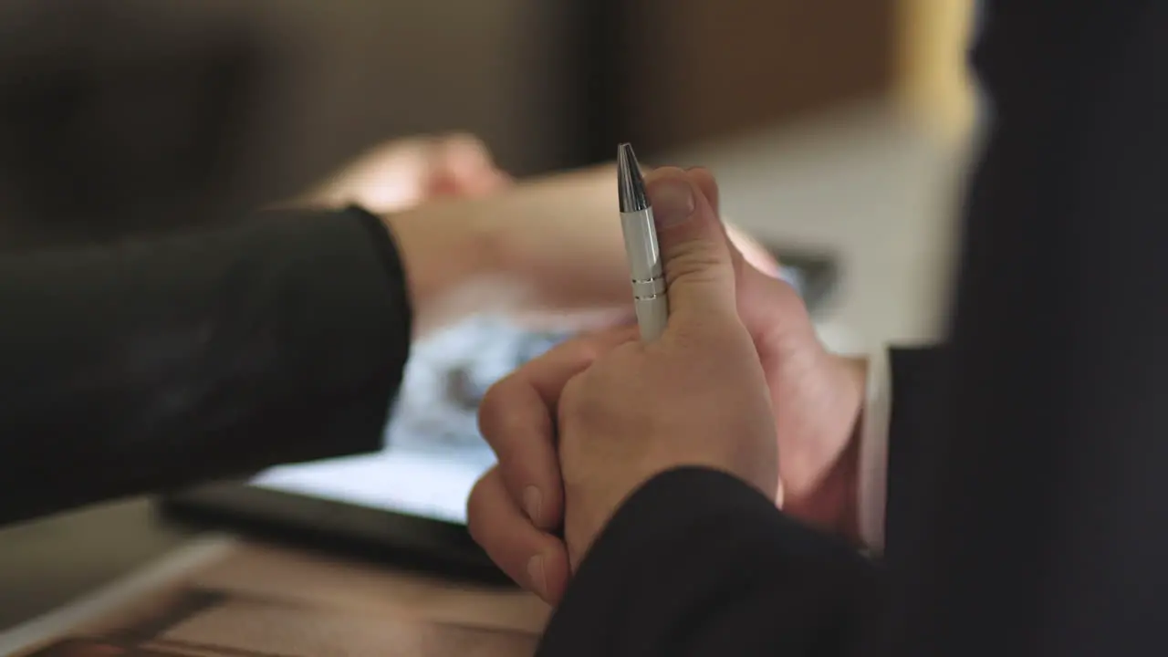 Businesswoman Using Digital Tablet