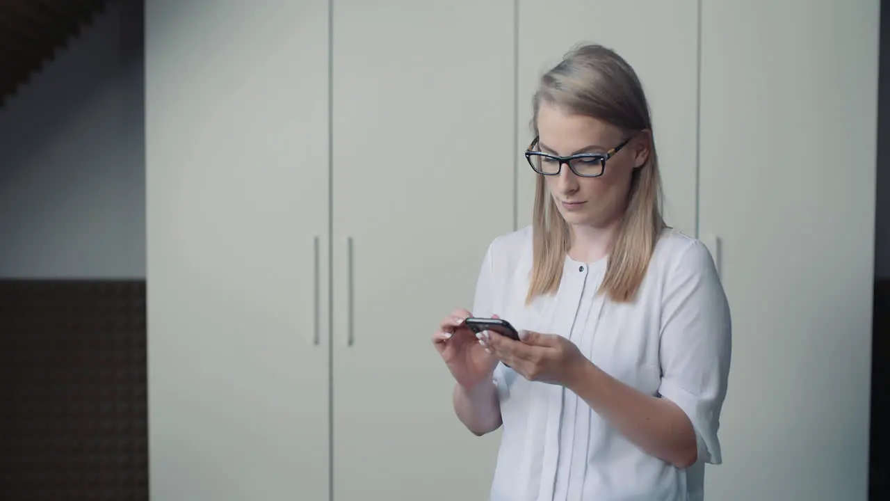 Woman Working In Office At Home 6