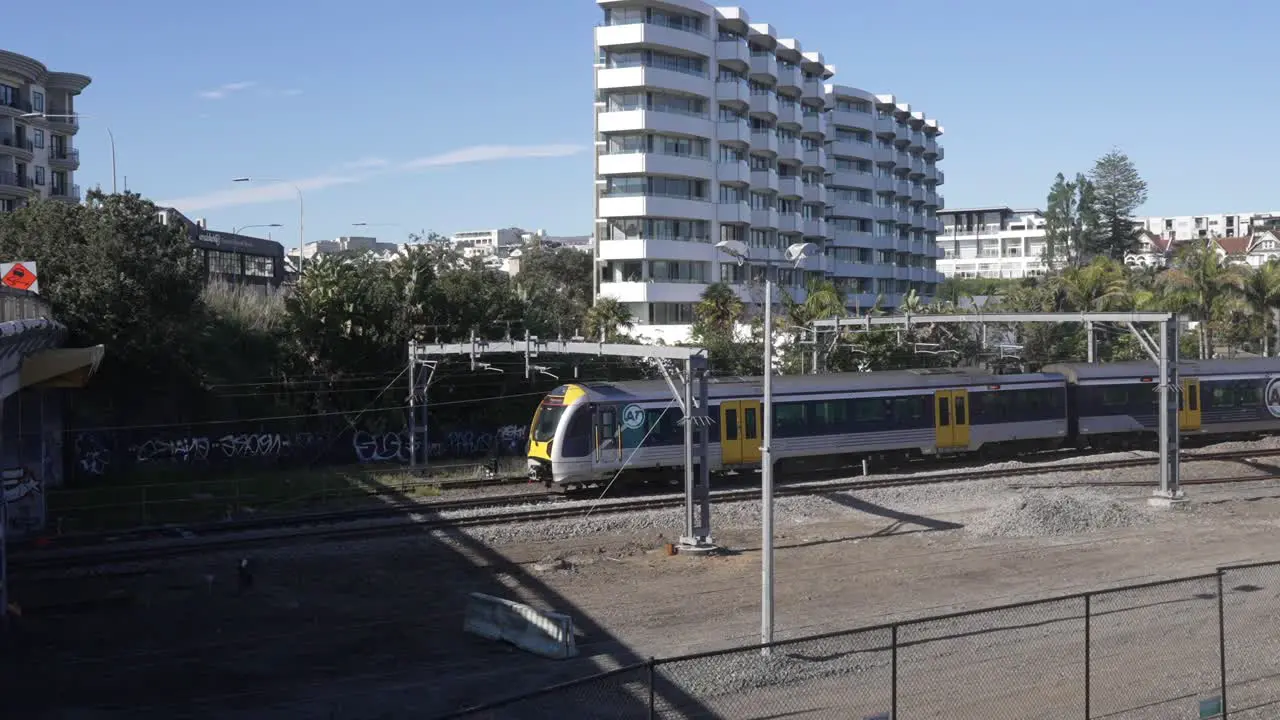 train passing through several railways sunny daymp4