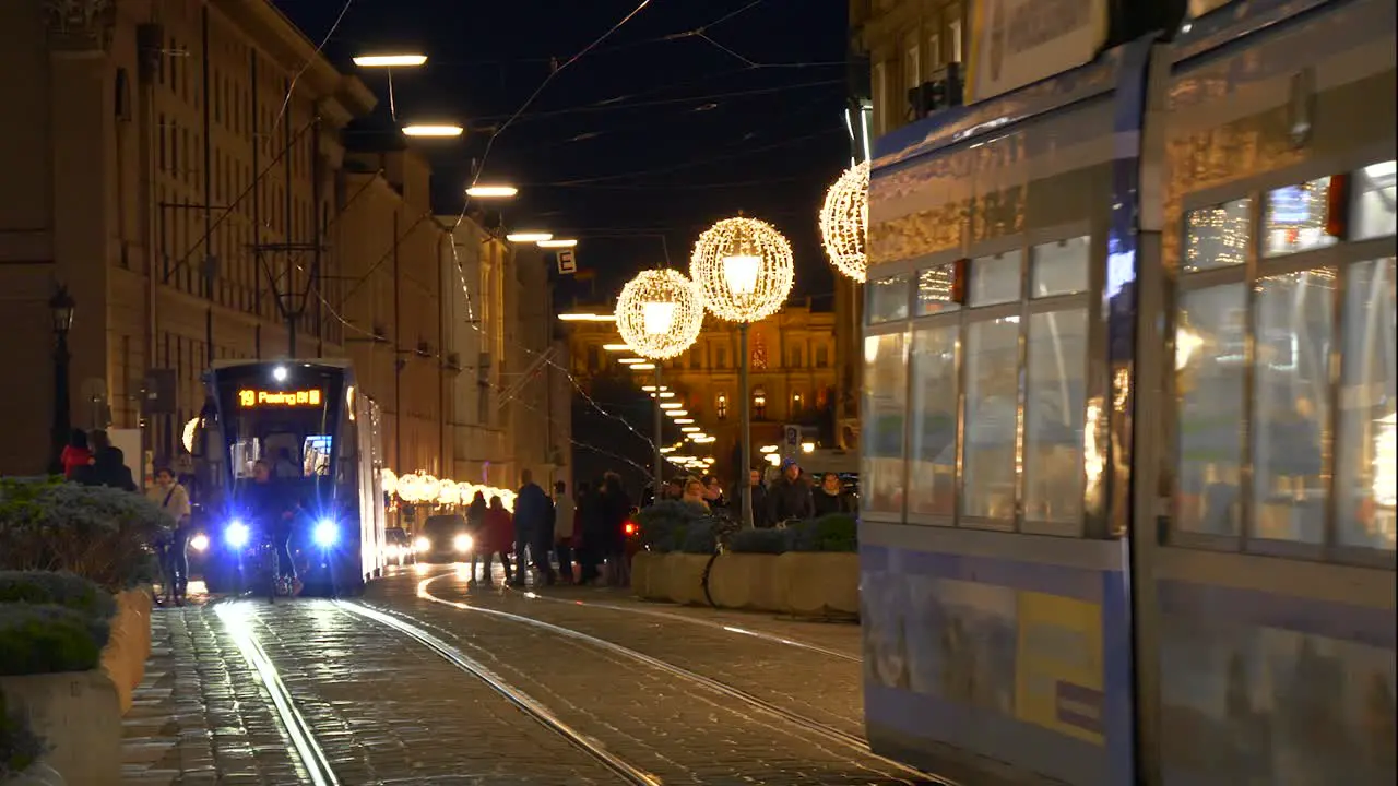 Munich Trams at Christmas