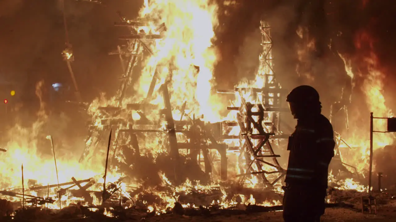 Fallas Fire Festival in Valencia Spain