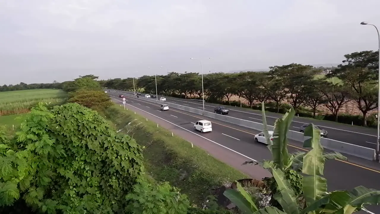 Scenic View of Cipali Cikampek Palimanan Toll Road Cirebon West Java Indonesia Asia