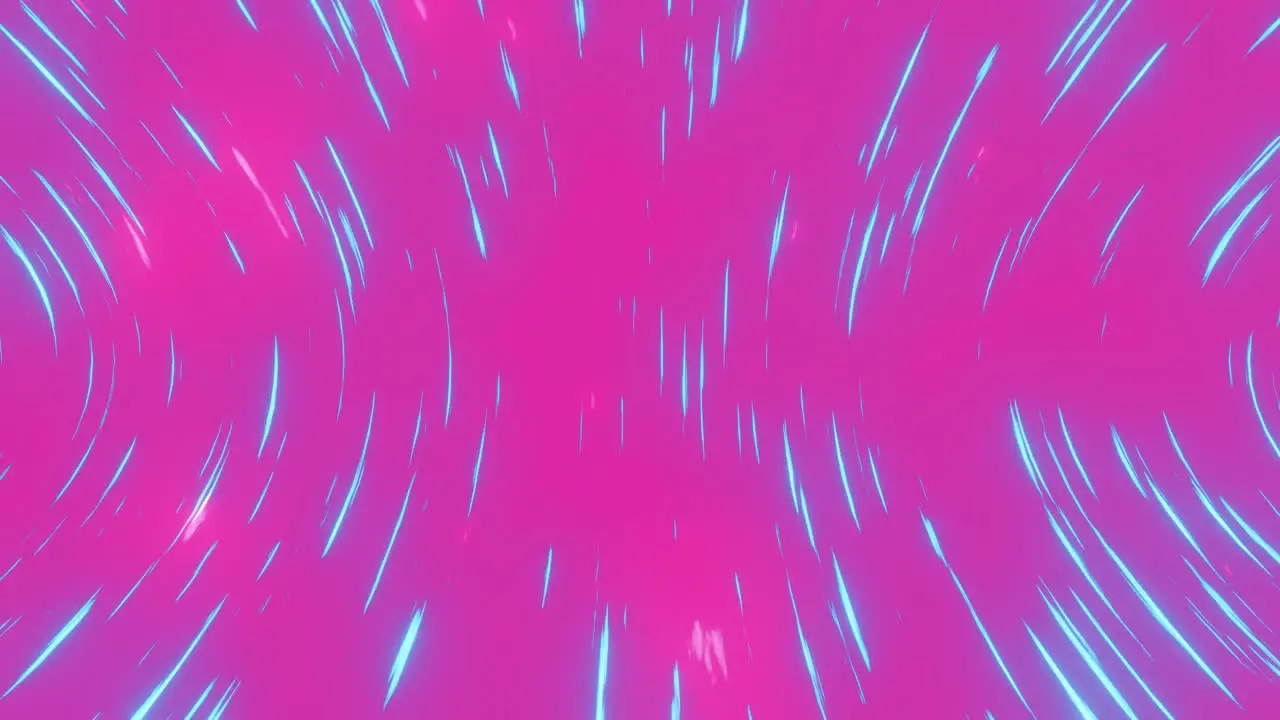 Animation of spinning pink and blue neon tunnel background