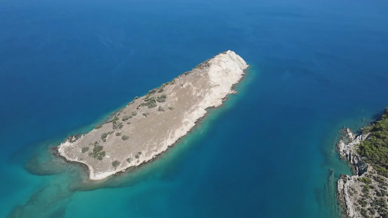 Island Landscape Drone View