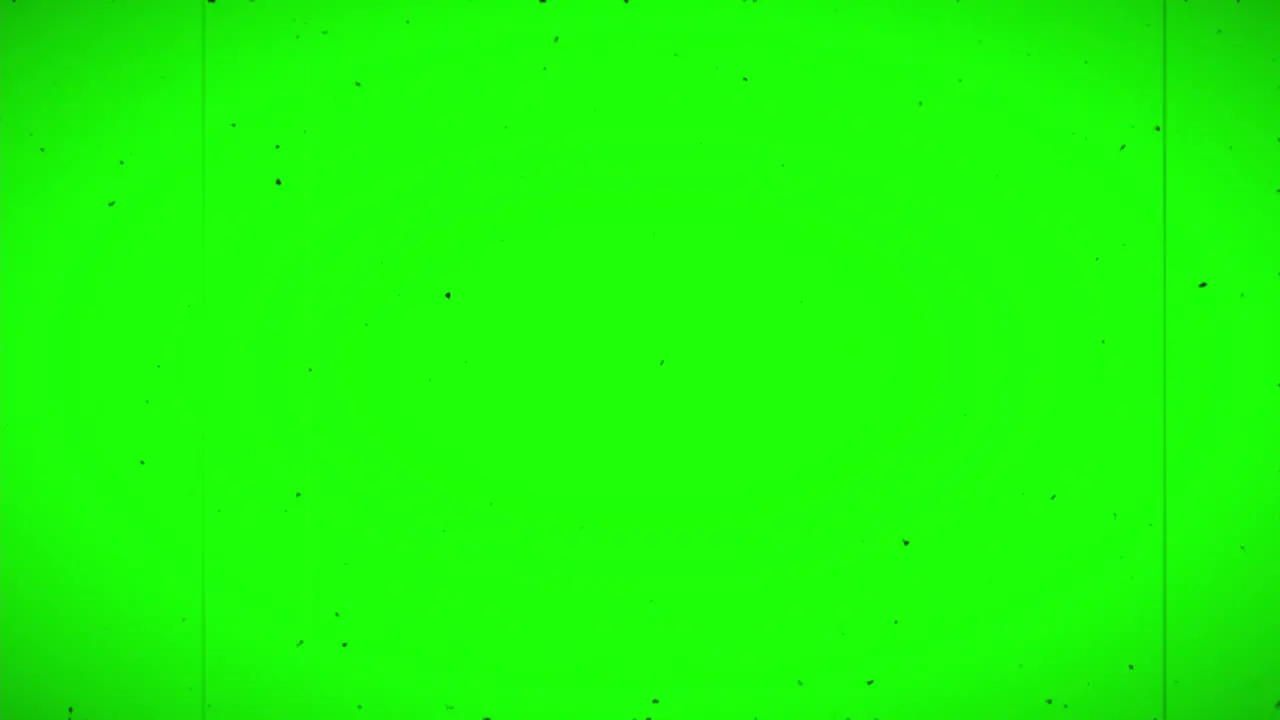 Chroma Key Old film effect and green screen background