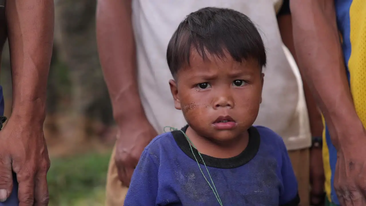 Curious Mayan Child culture poverty boy asian village ethnic