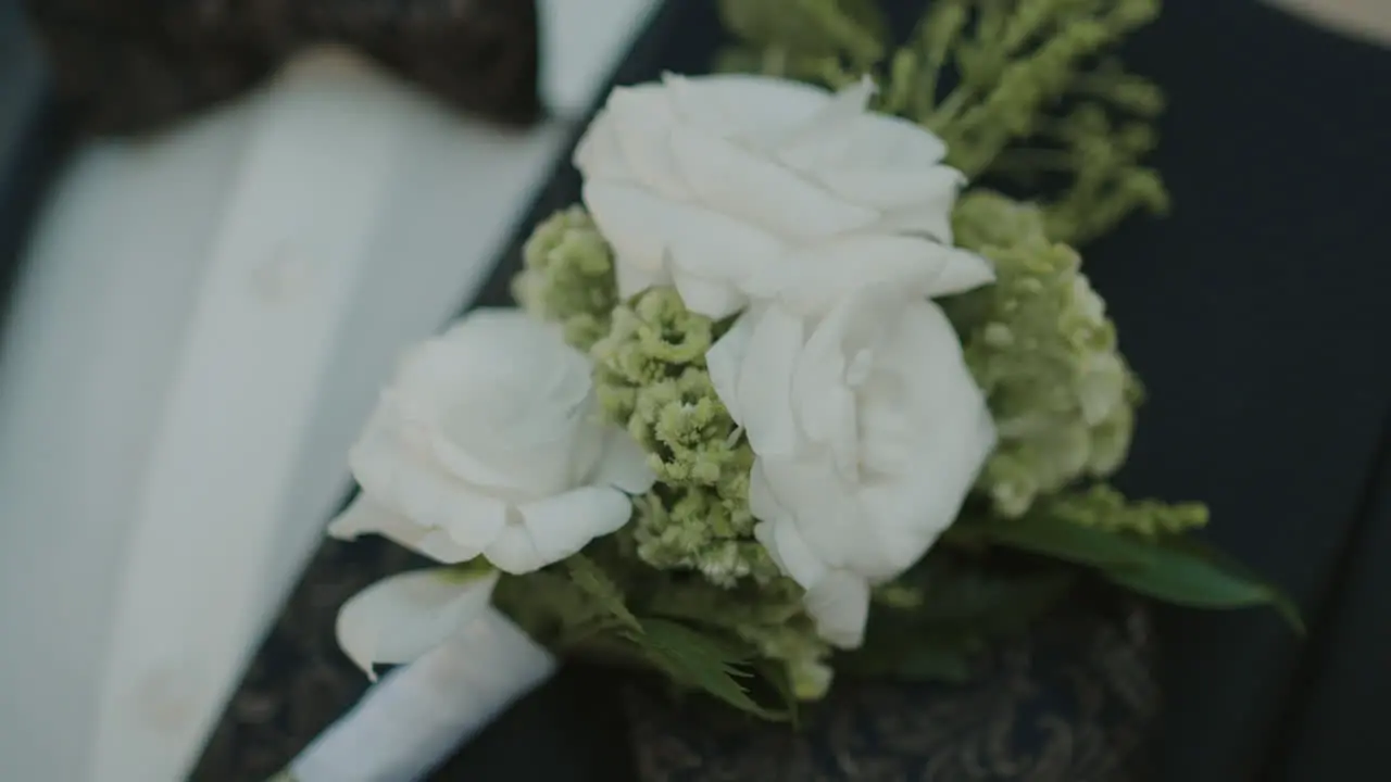 Groom Flower on a Wedding Day