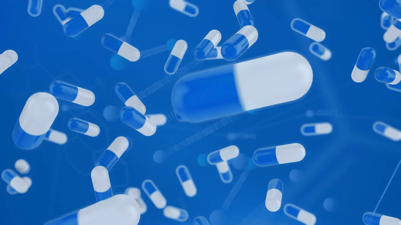 Digital composite of medicine capsules and its component