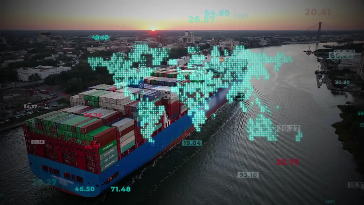 International shipping and supply chain dynamics