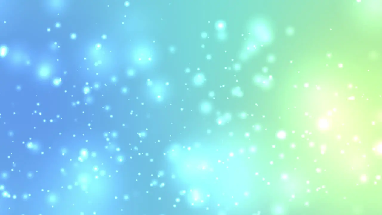 Blue Yellow Particle Animation Looping for Abstract Presentation Background