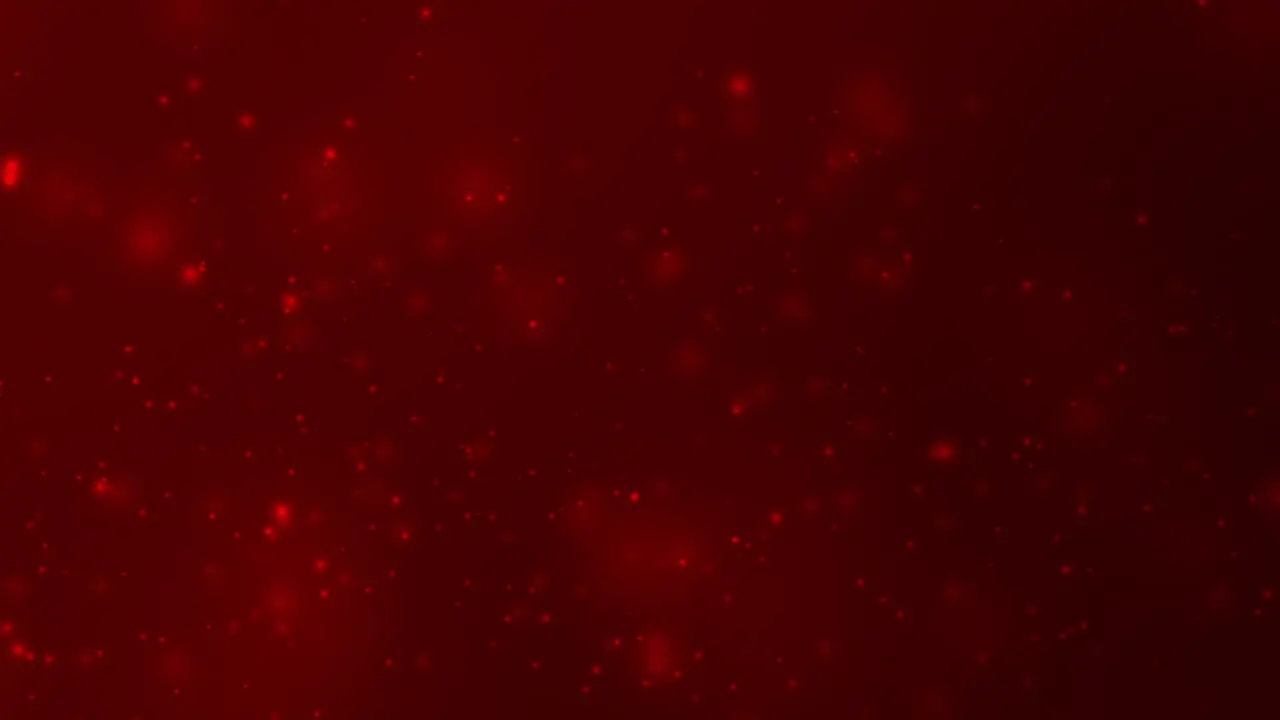 Dark Red Particle Animation Looping for Abstract Presentation Background