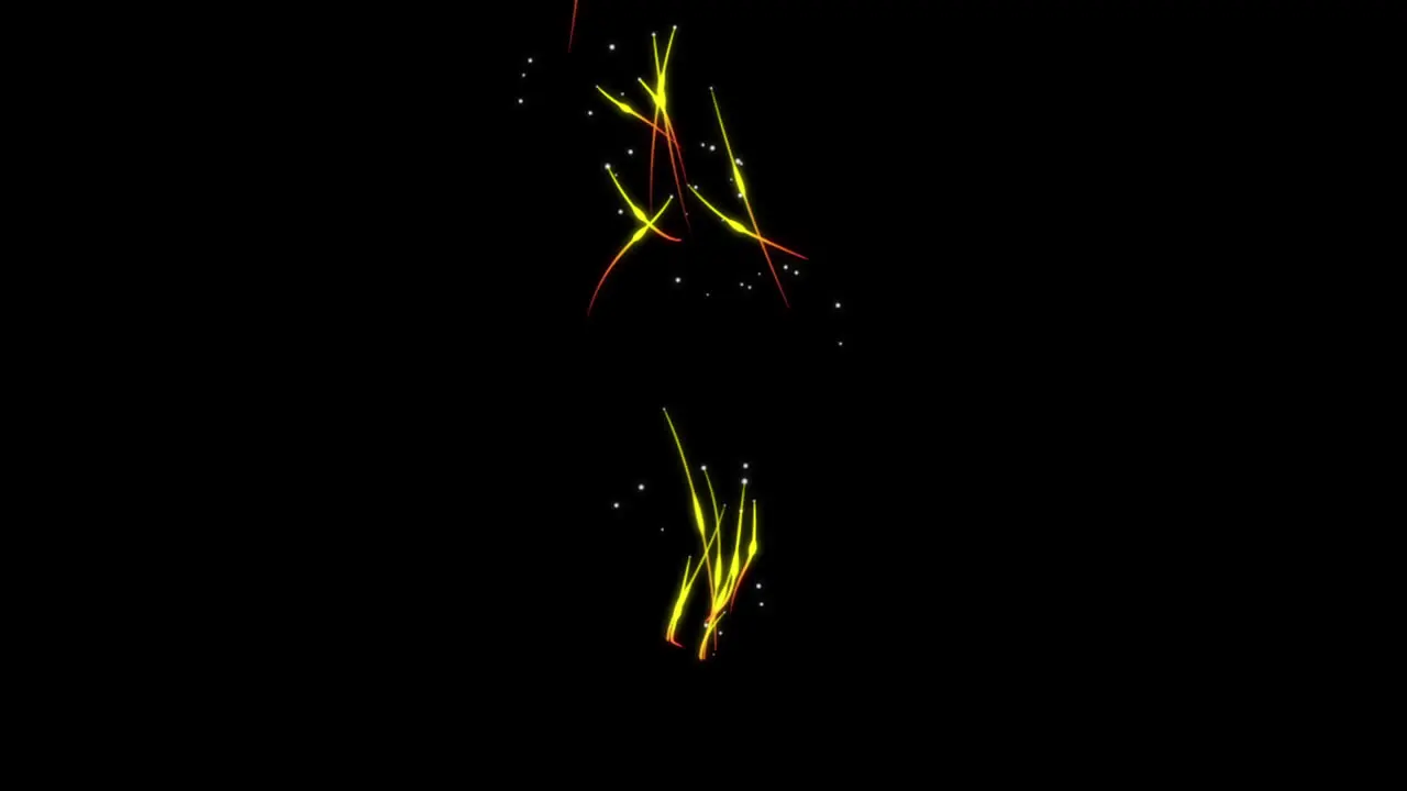 Particles Abstract Flying Shooting From Bottom to Top With Alpha Matte Fireworks Elements Beautiful Fluid Smooth Motion Animation In Out Stardust 3D Particle Stimulation Glow Wind Realistic Gradient