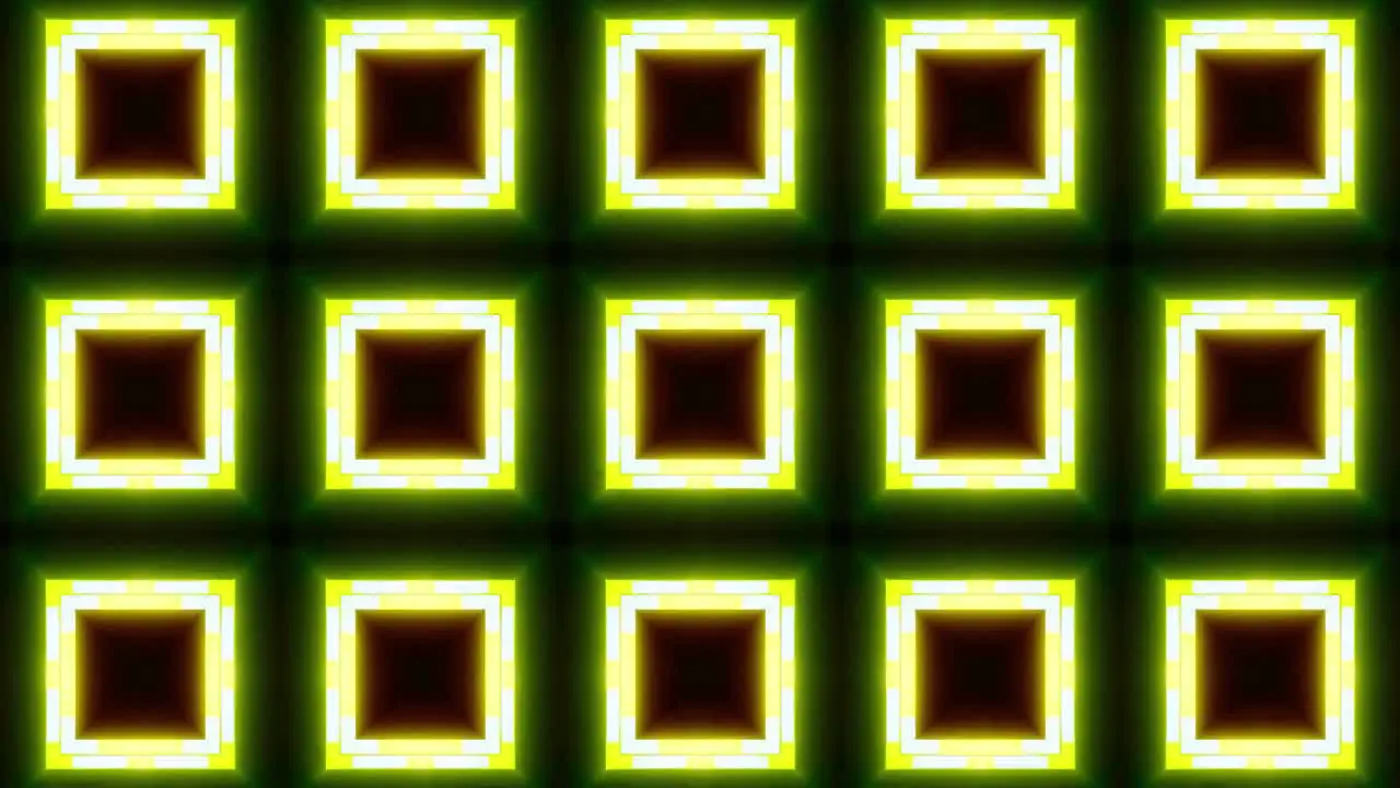 Squares Lights VJ Loop Background