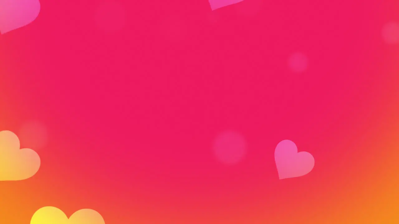 Valentines day shiny background Animation romantic heart 49