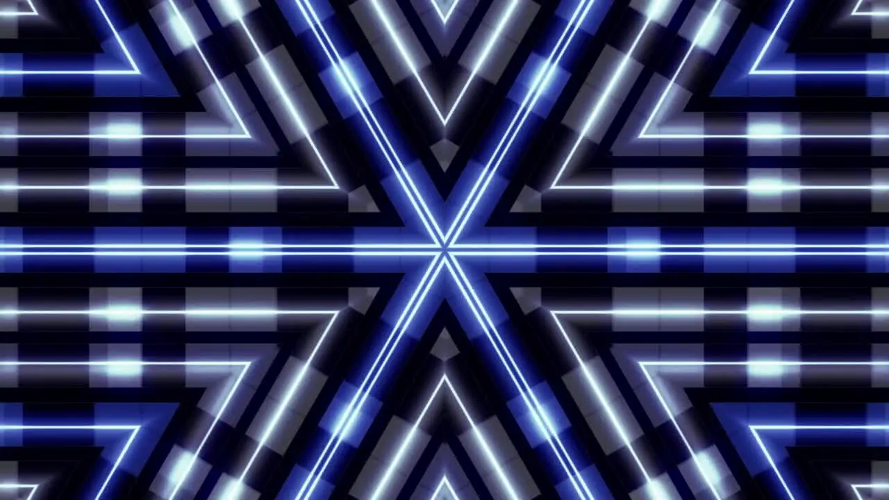 ABSTRACT GEOMETRIC LIGHTS VJ LOOP