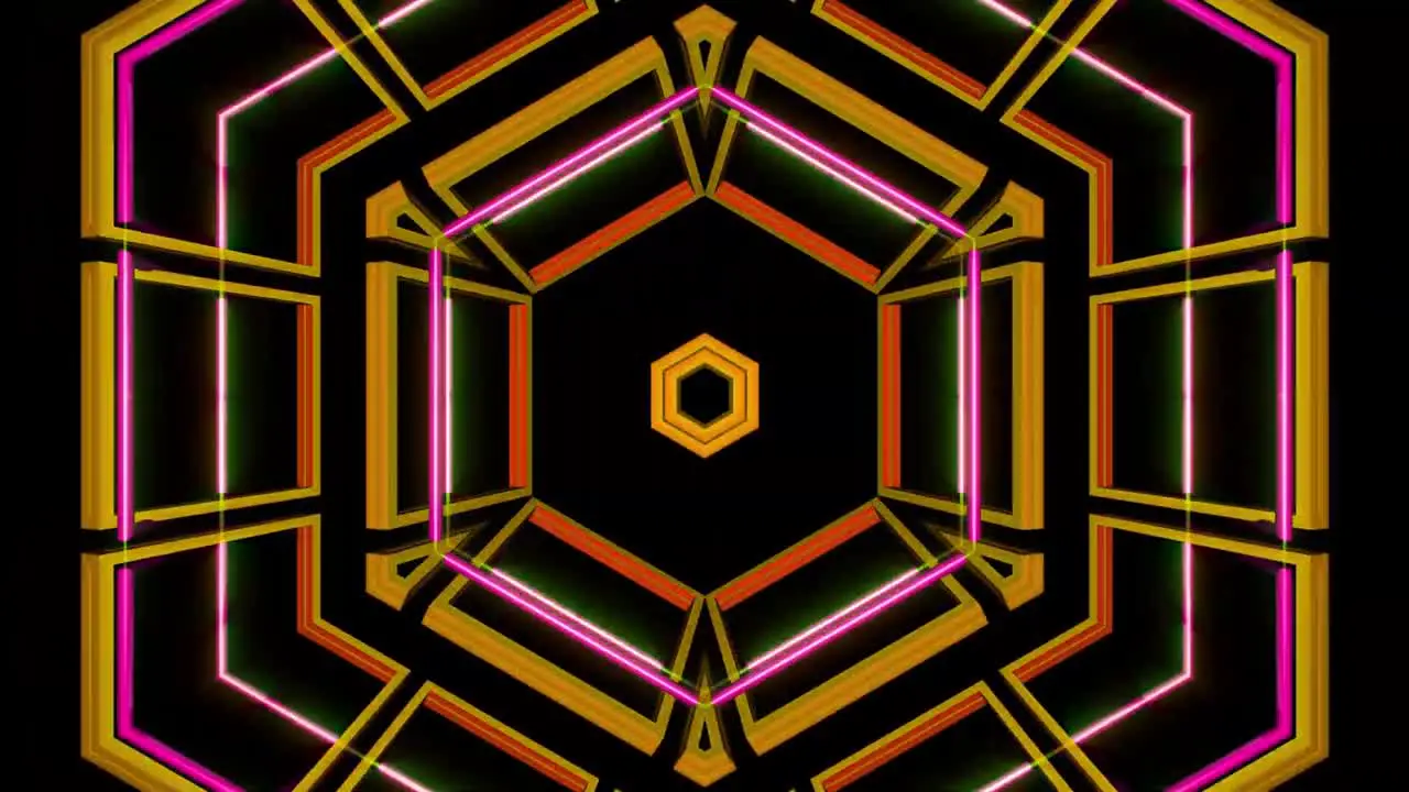 Tunnel Video Geometric Video Loop