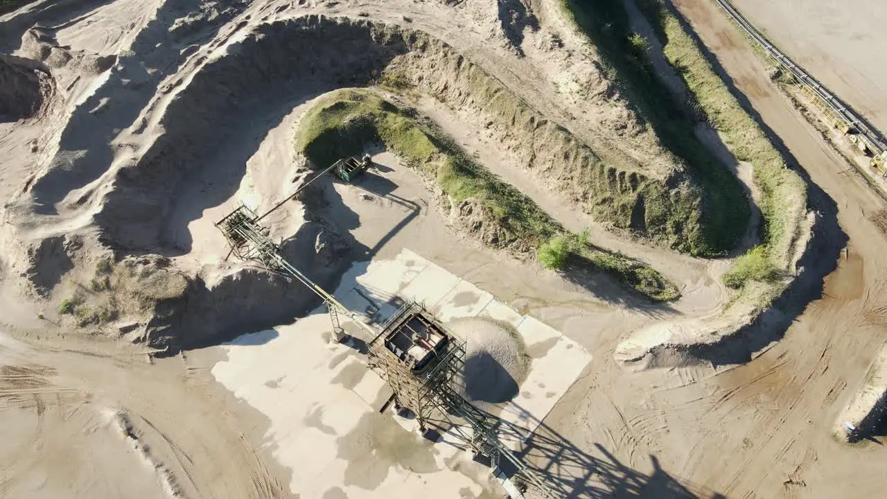 Tarmac Quarry Collingham Newark on Trent overhead aerial view