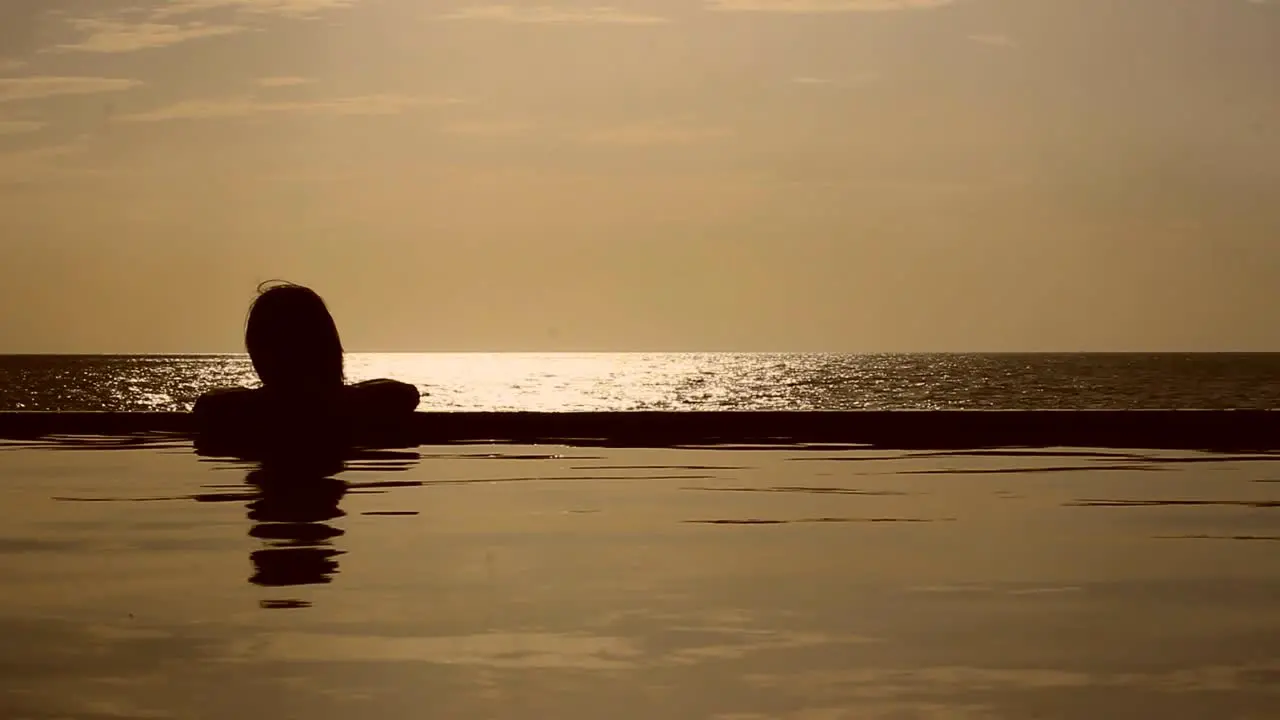 Pool & Sea Sunset