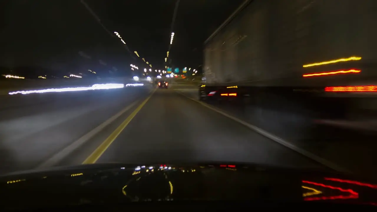 Night Traffic Time Lapse