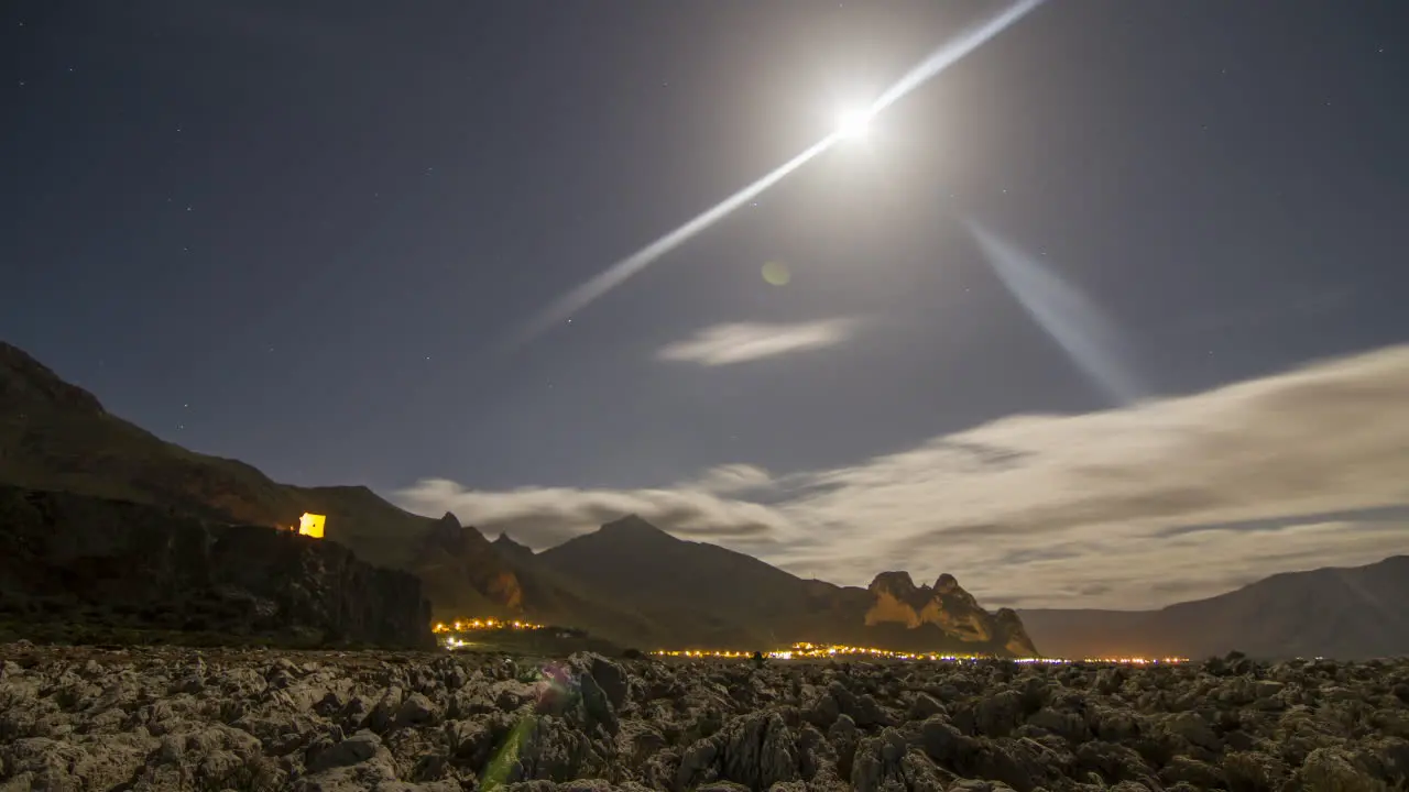 Timelapse of Coast Near Monte Cofano