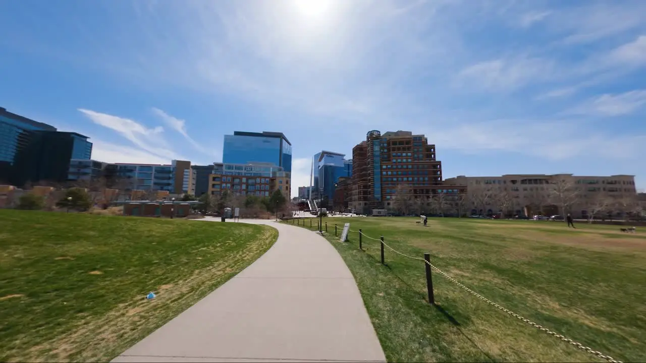 Denver Colorado Commons Park During Spring