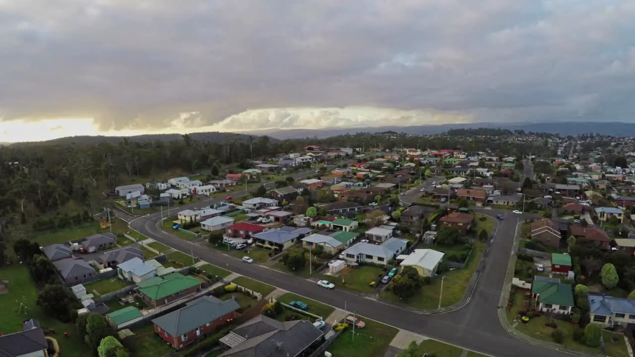 Aerial Shot of Small Neighbourhood