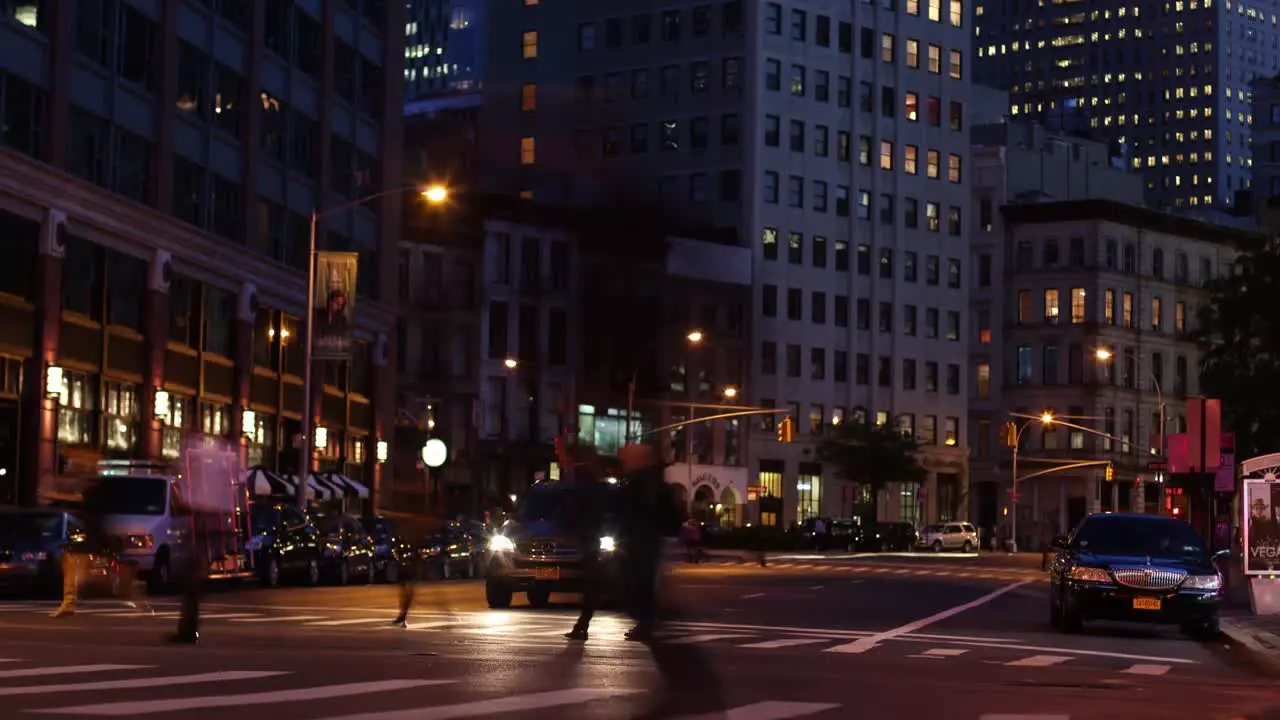 NYC Traffic Time Lapse Night