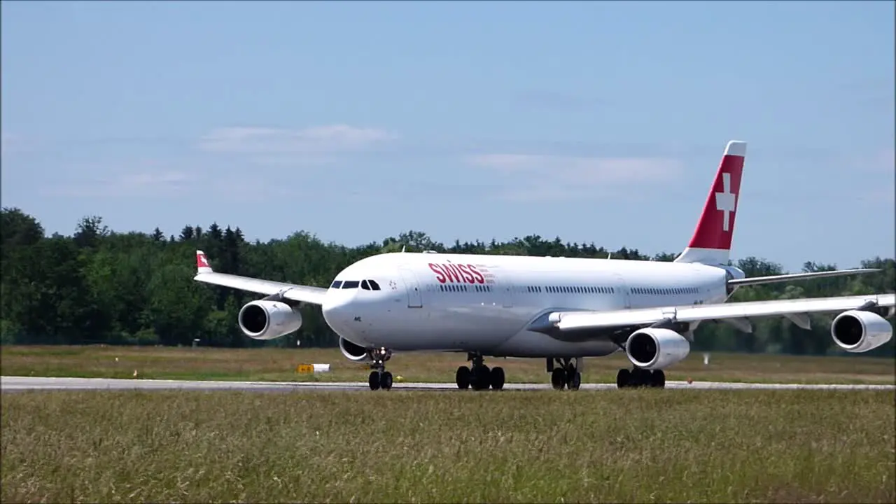 LX Airbus A340 Taking Off