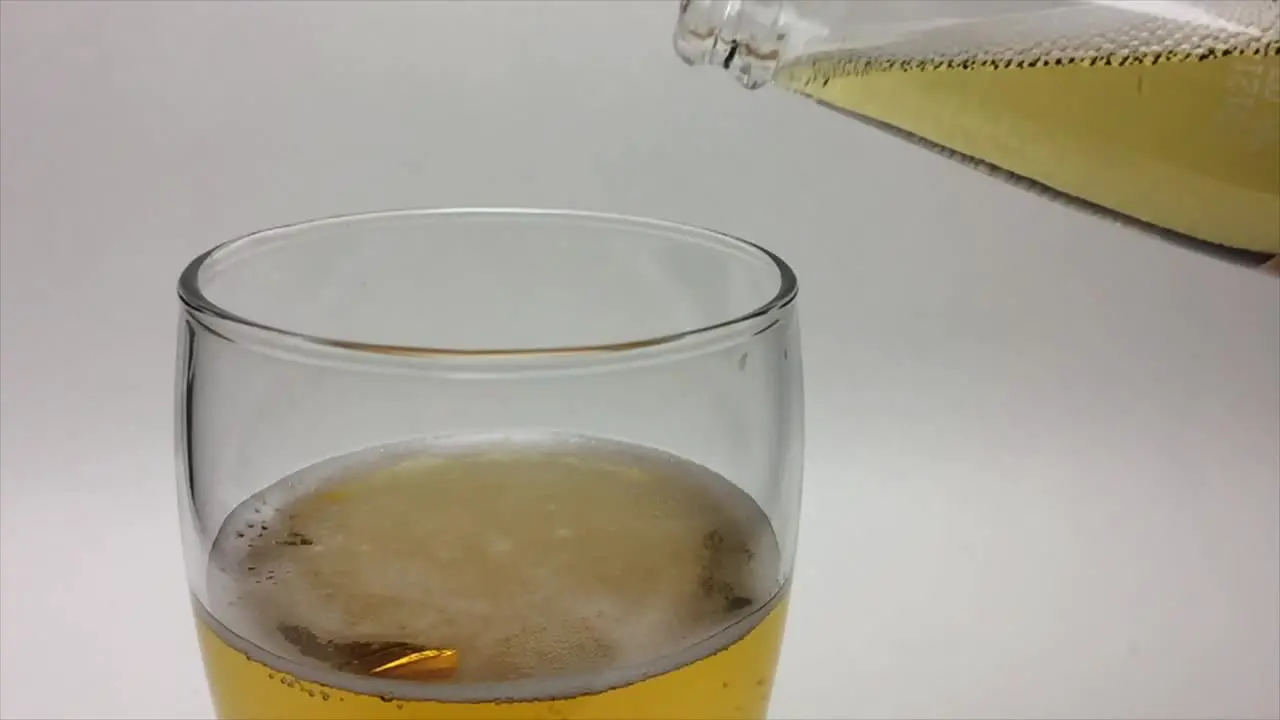 Pouring Beer from Bottle