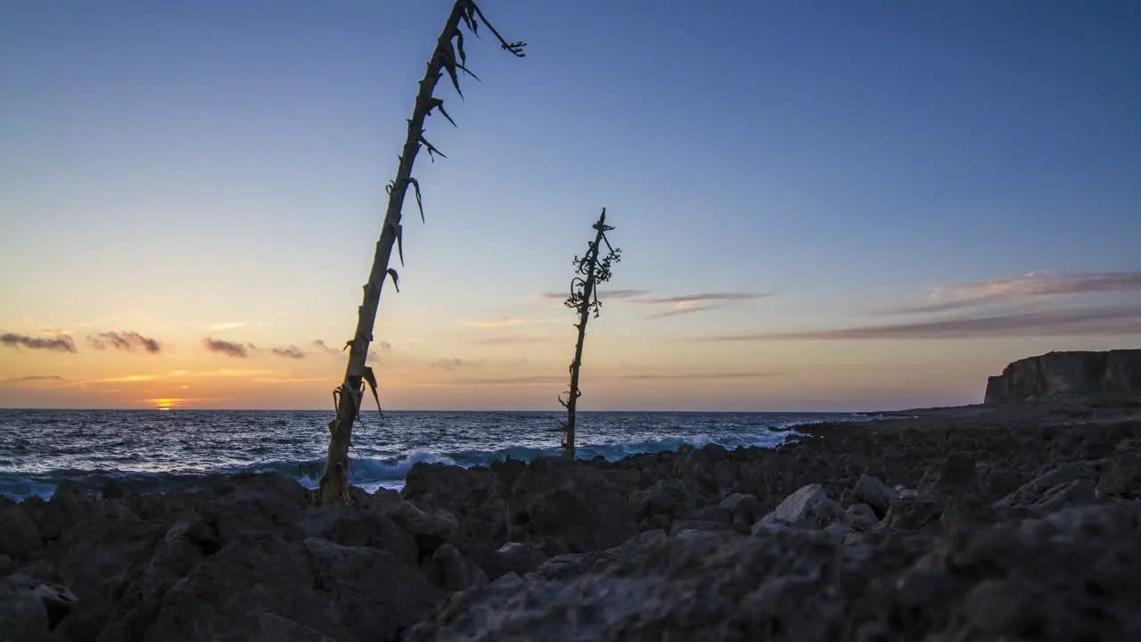 Time lapse Sunset at Stone Coast