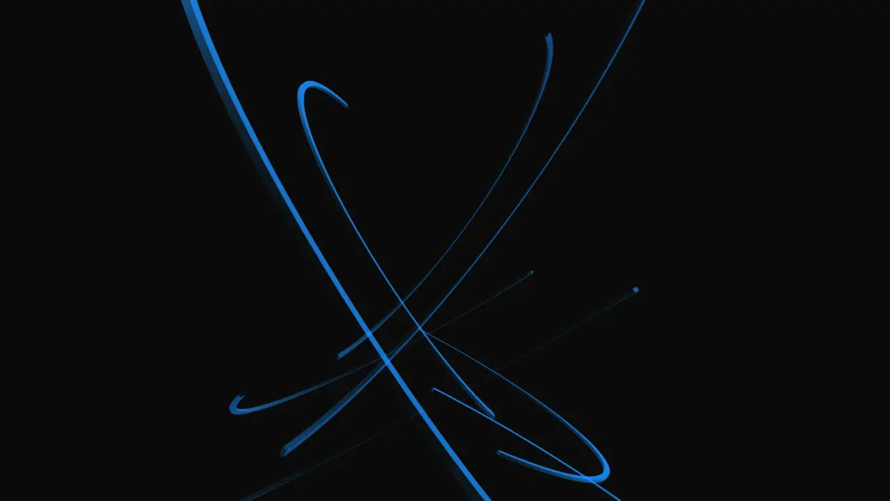 Abstract Blue Lines 