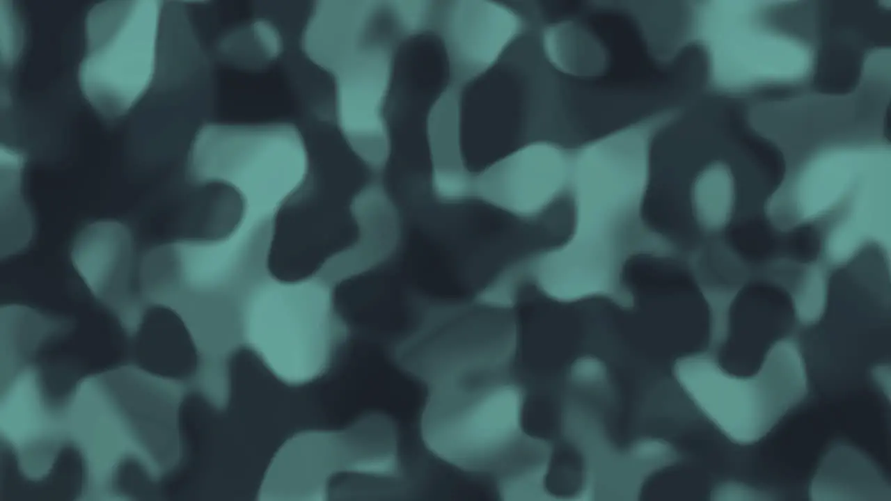 Looping animations of a green and black liquid camouflage like pattern