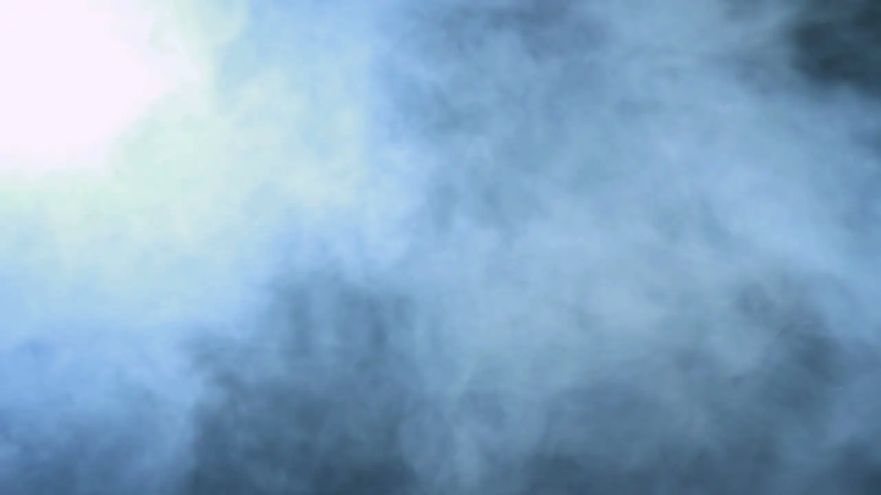 Smoke background Abstract blue smoke cloud Smoke on black background