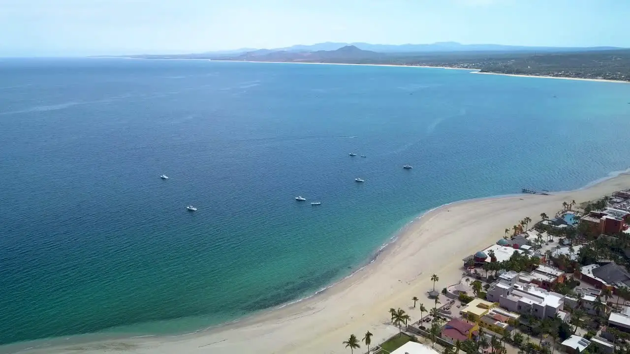 Baja California Mexico Paradise Popular Vacation Spot Aerial Drone View