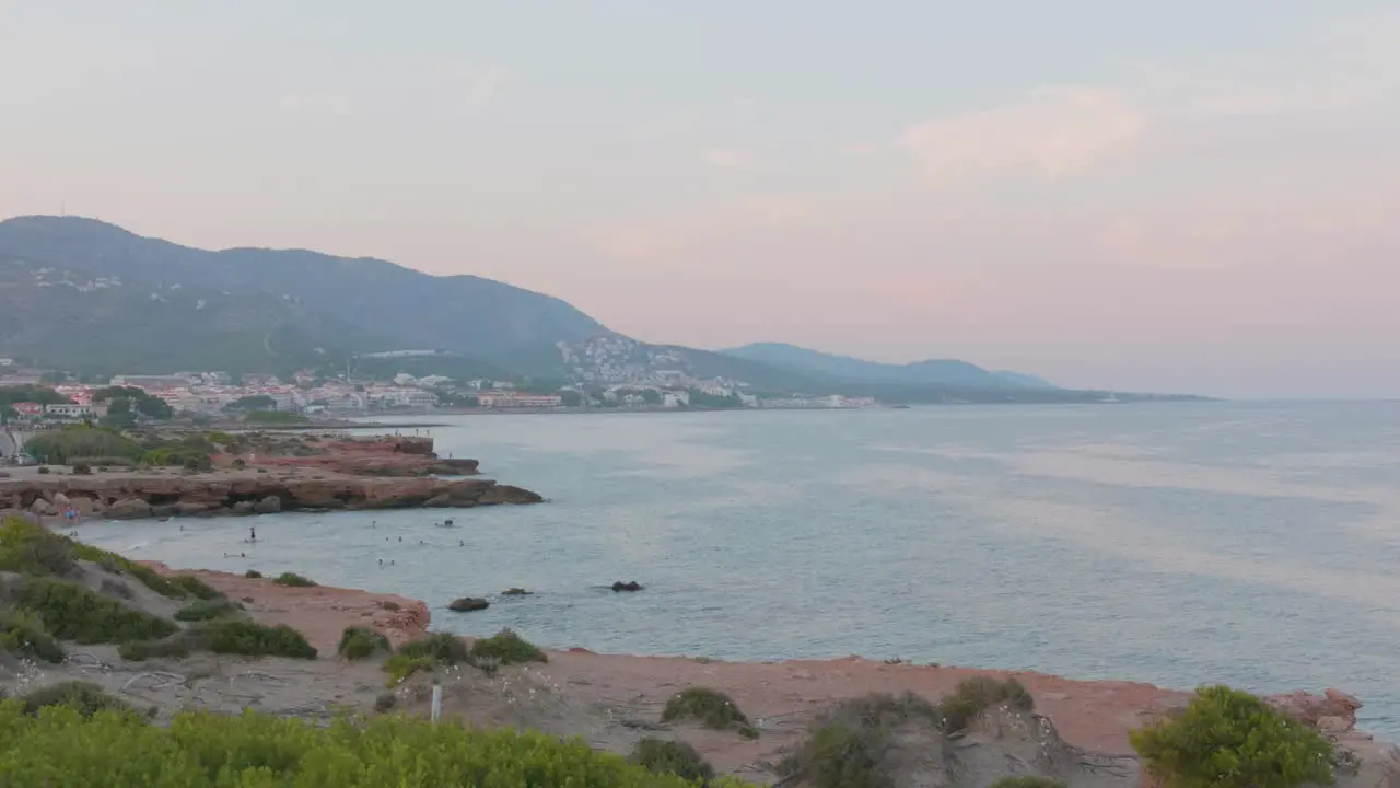 Alcossebre seascape overview  Alcossebre Valencian community Castellon province Spain