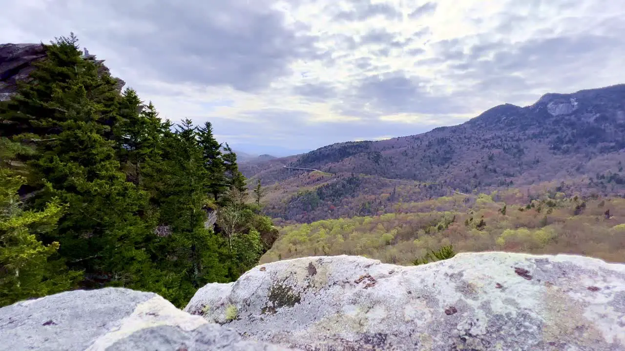 grandfather mountain nc north carolina in spring