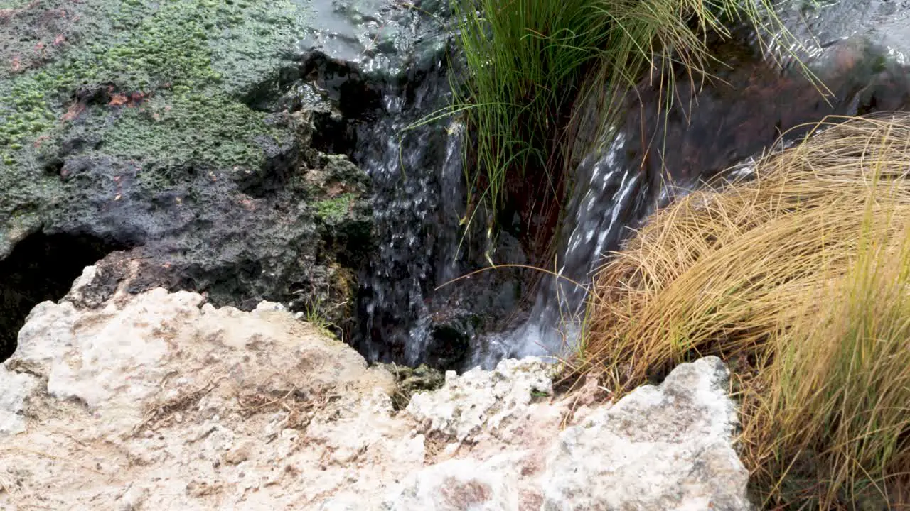 Waterfall at Australian Outback Artesian Spring The Bubbler