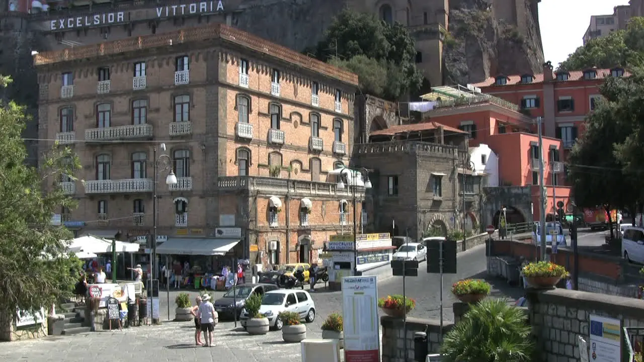 Italy Sorrento hotels on cliff