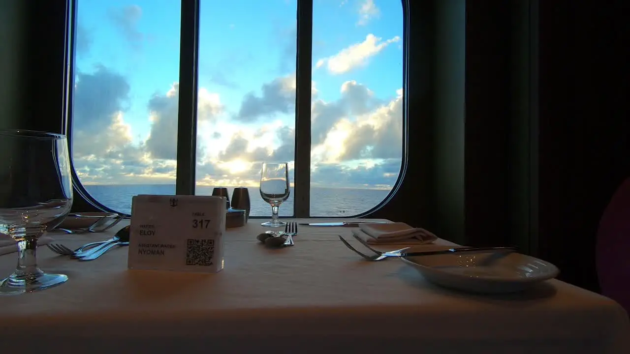 Main Dining room on a Royal Caribbean Cruise Ship