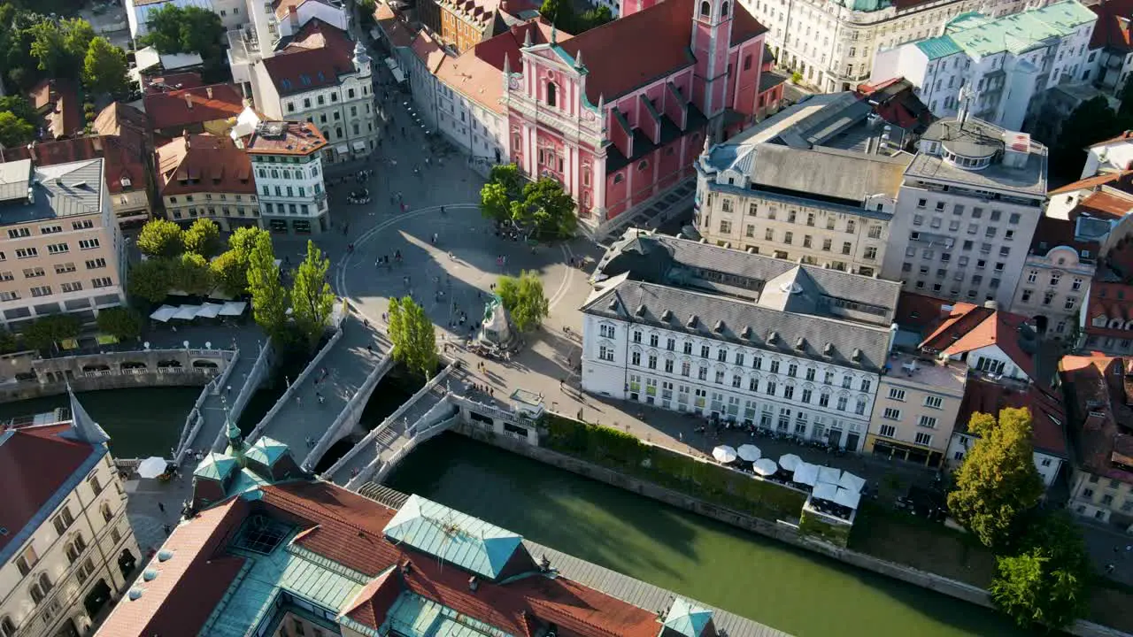 Slovenia Ljubljana Aerial Drone Hyperlapse 2mp4