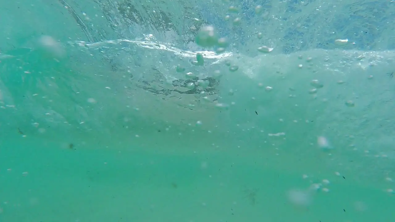 Crystal clear Wave breaking in slow motion at Little Beach in Two Peoples Bay Albany Western Australia