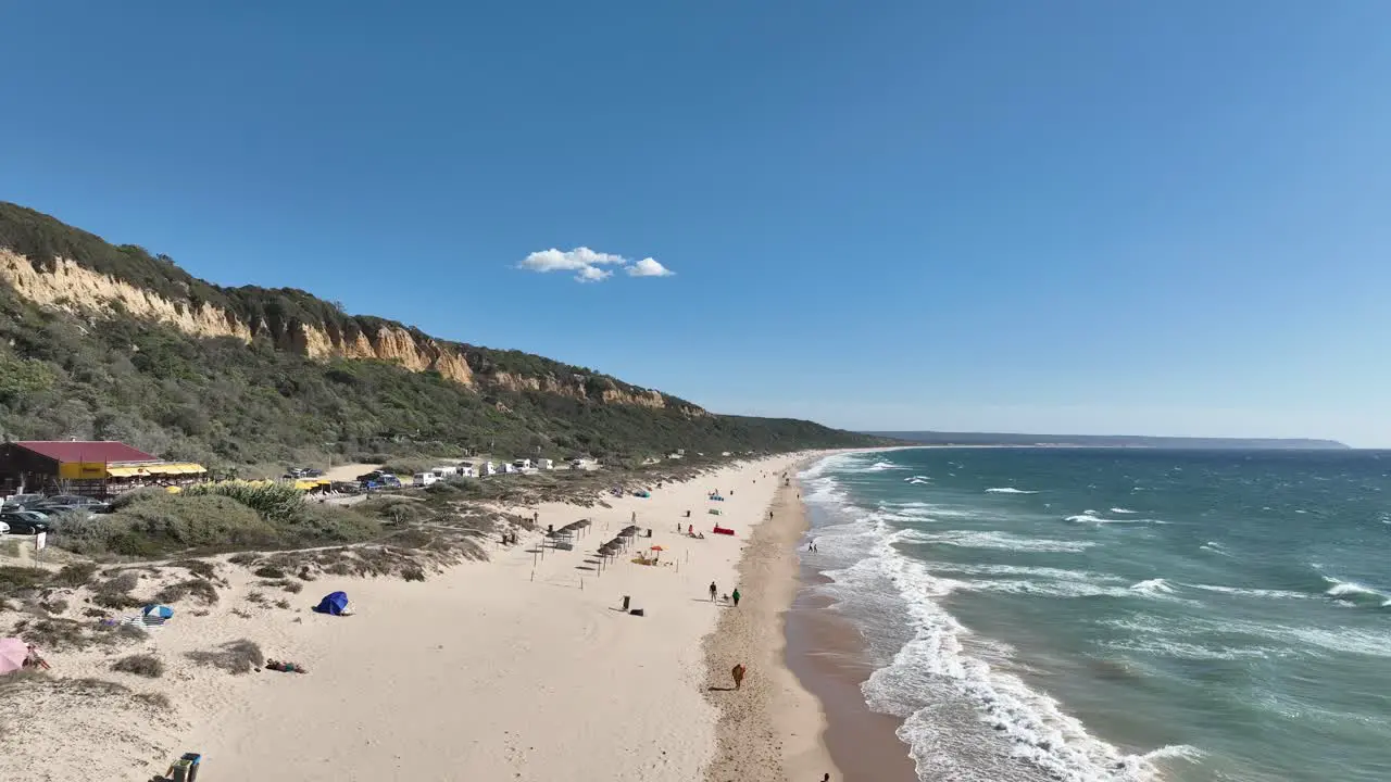 Fonte da Telha beach in september Portugal