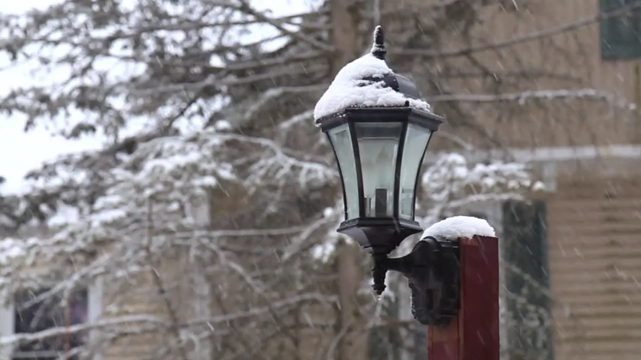 winter storm caught on camera in Maine home