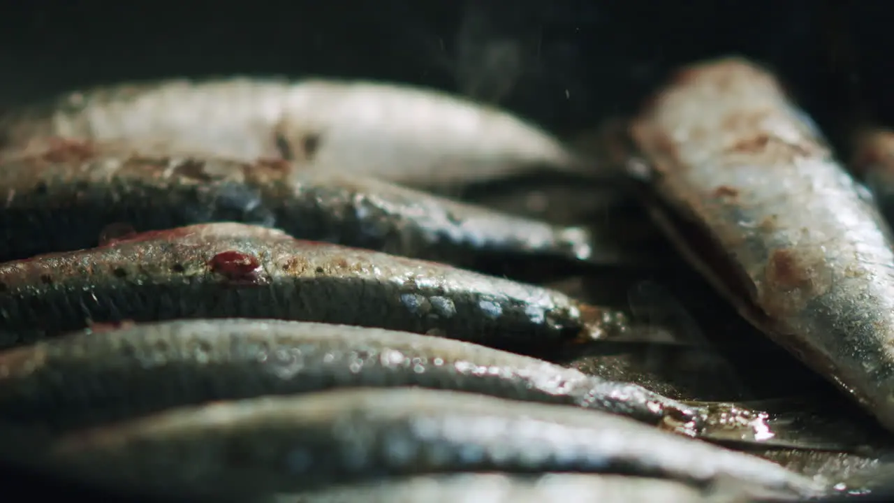 It is going to be a tasty dinner with fried sardines