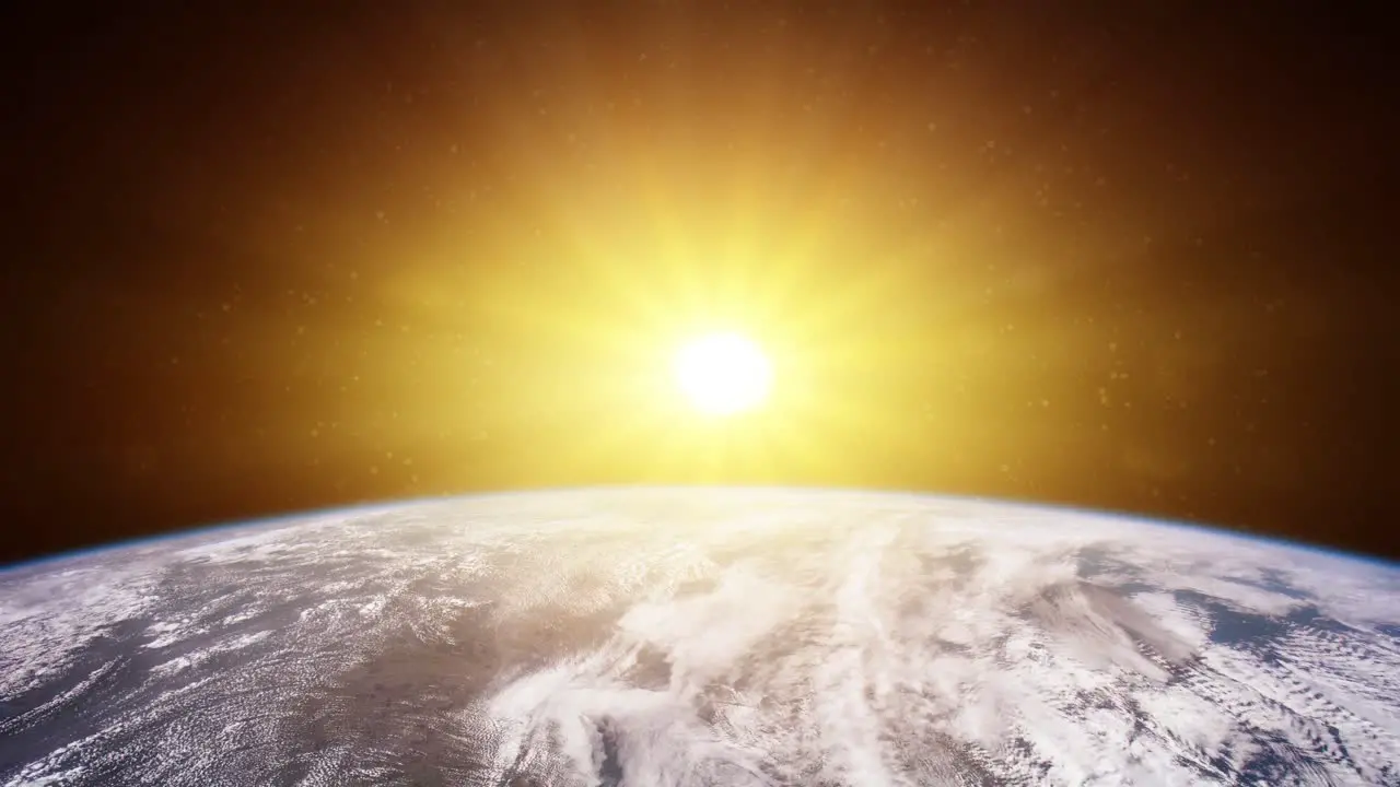 Planet Earth with the Sun heatwave sunlight UV radiation space Sunlight A Cosmic View