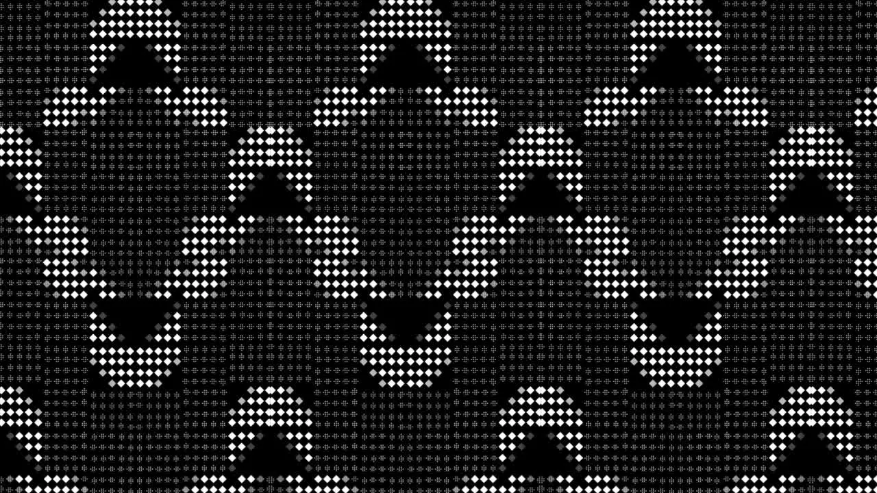 abstract Halftone dots pattern background animation Seamless loop background