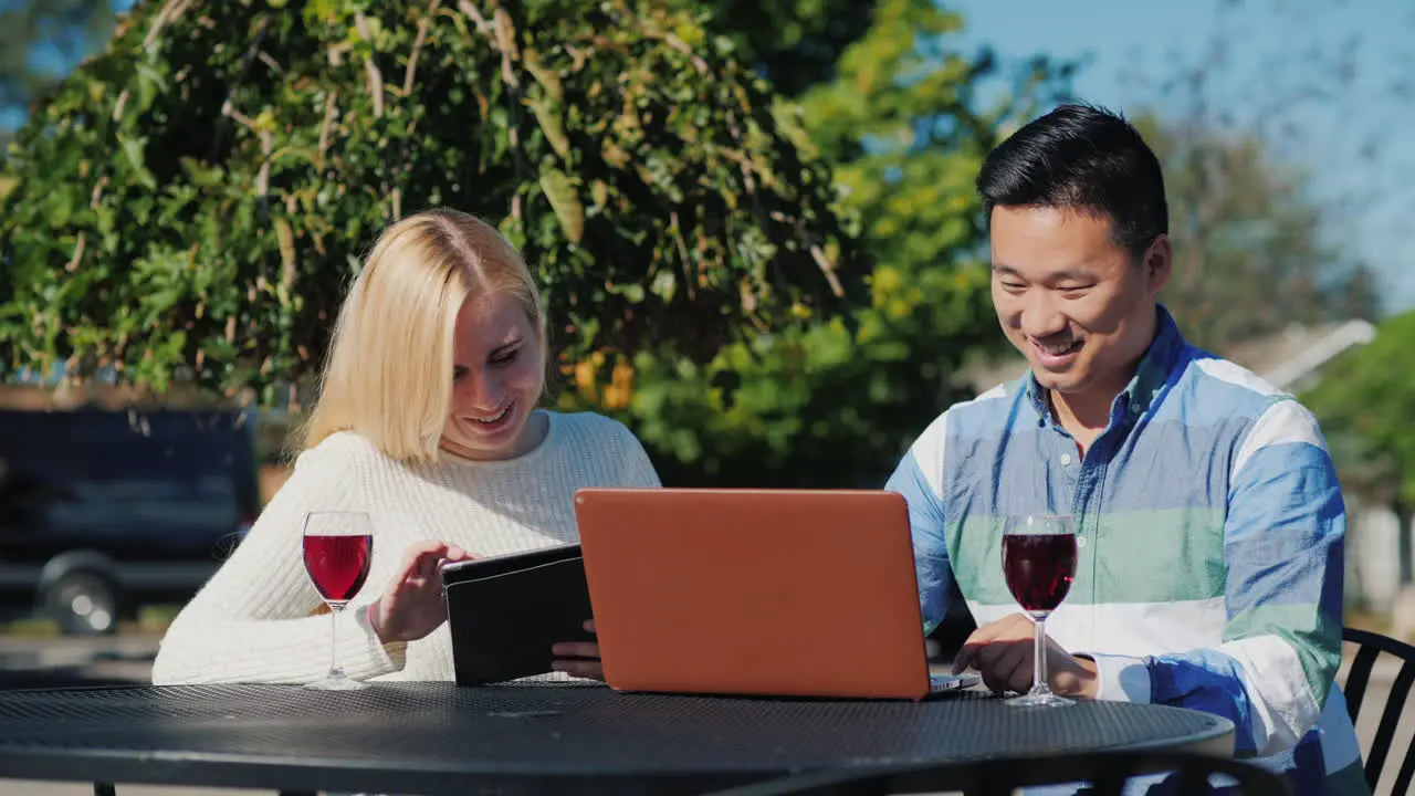 Couple Drinking and Smoking Using Technology