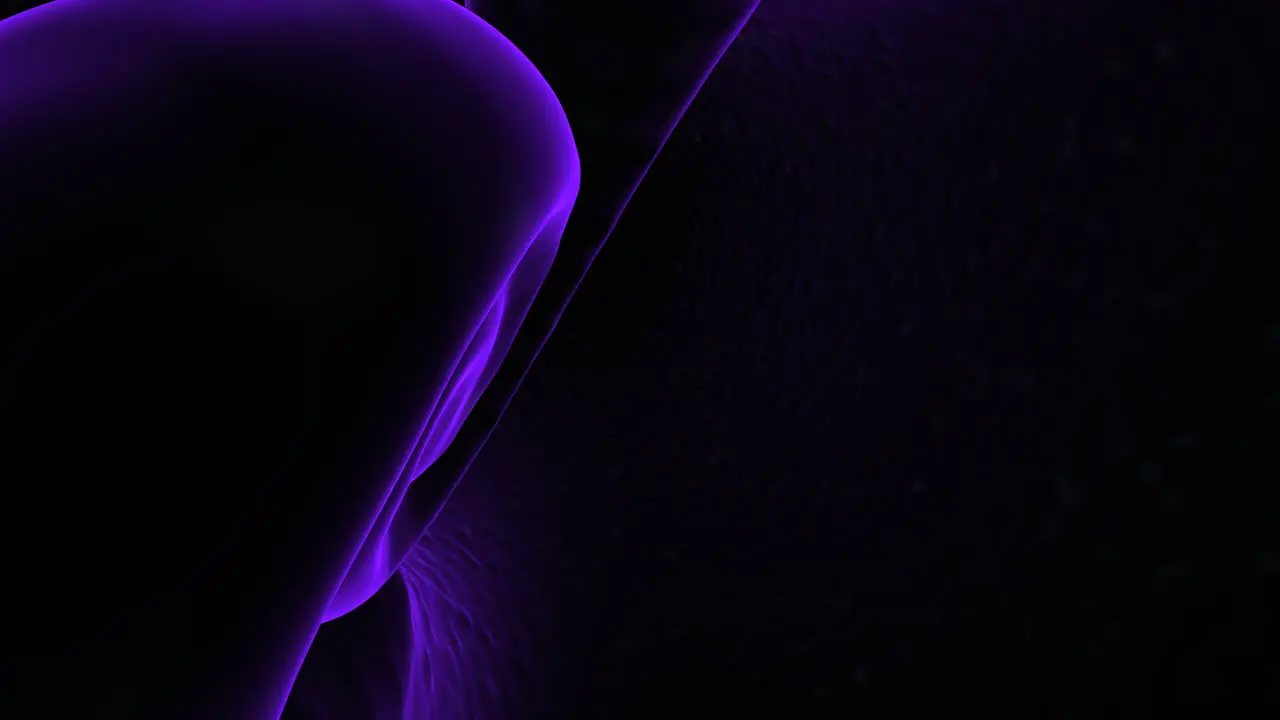 Fantasy purple audio waves on black gradient